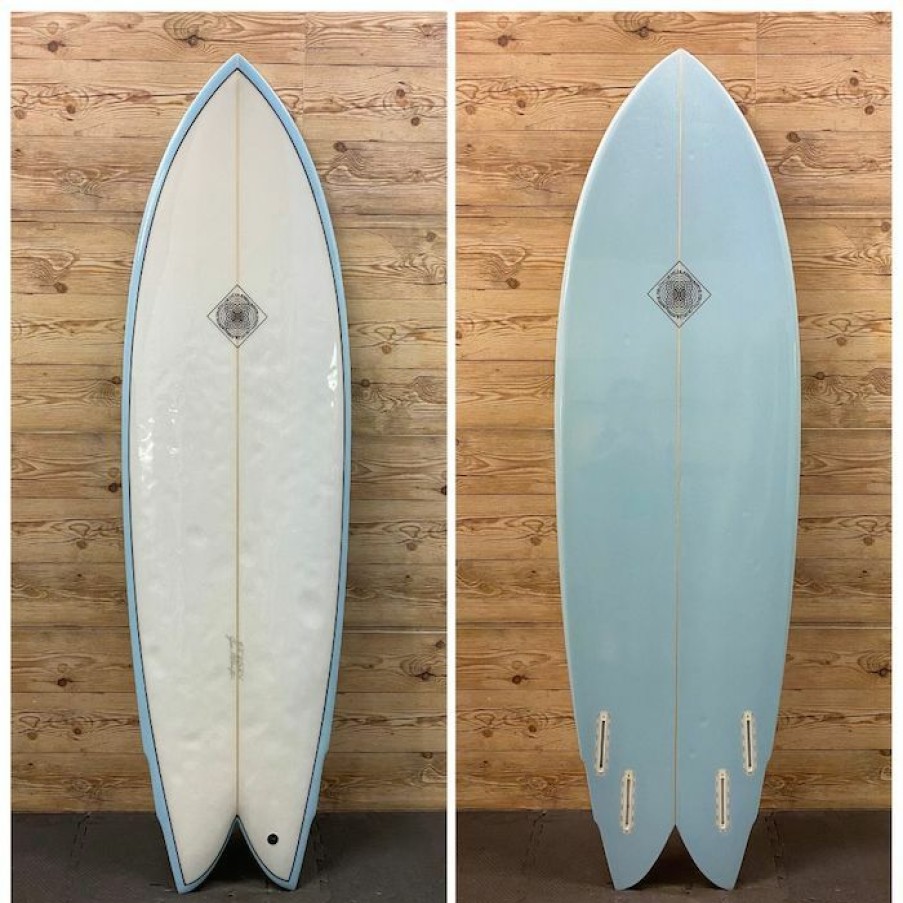 Fin Setup * | Premium 6'2 X 21 1/2 X 2 1/2 Jim Ellington Quad Fish Surfboard