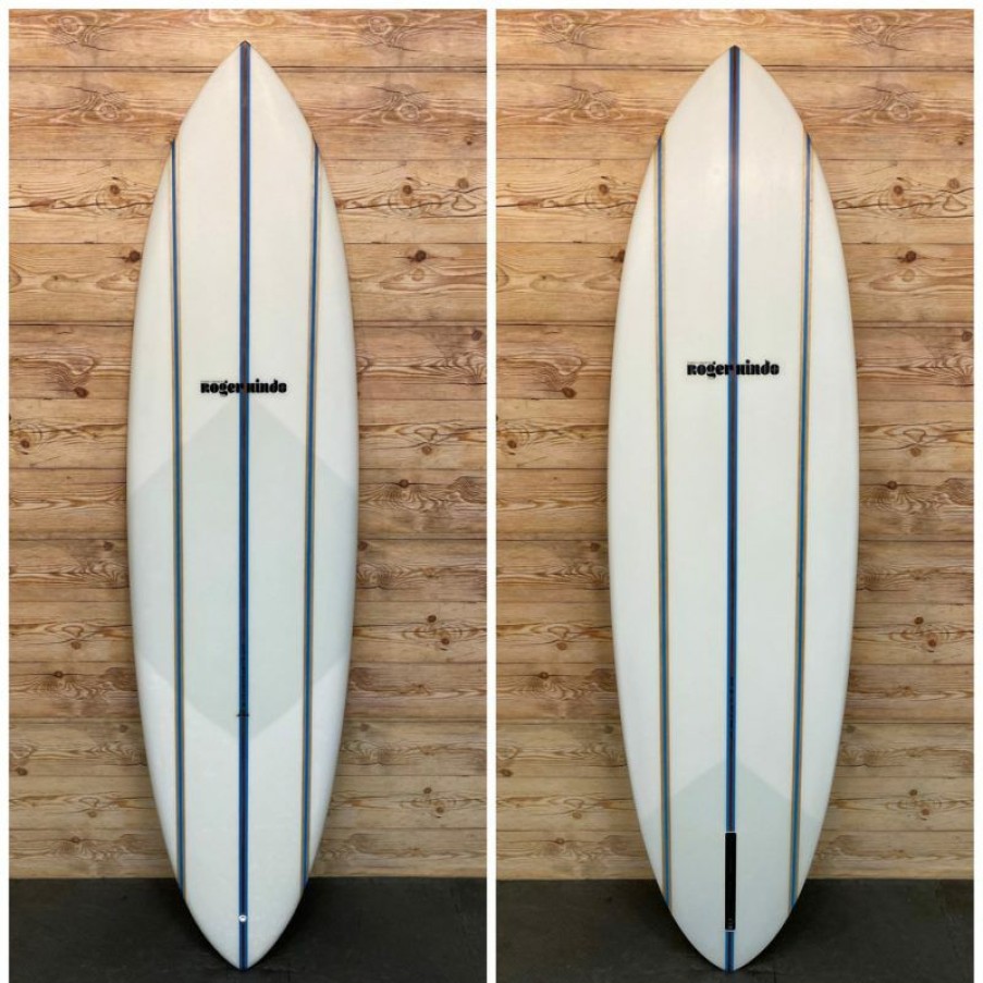 Fin Setup * | Popular 6'8 X 21 X 2 3/4 Roger Hinds "The Tracker" Single Fin Surfboard