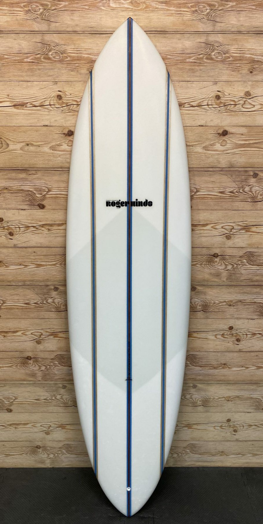 Fin Setup * | Popular 6'8 X 21 X 2 3/4 Roger Hinds "The Tracker" Single Fin Surfboard