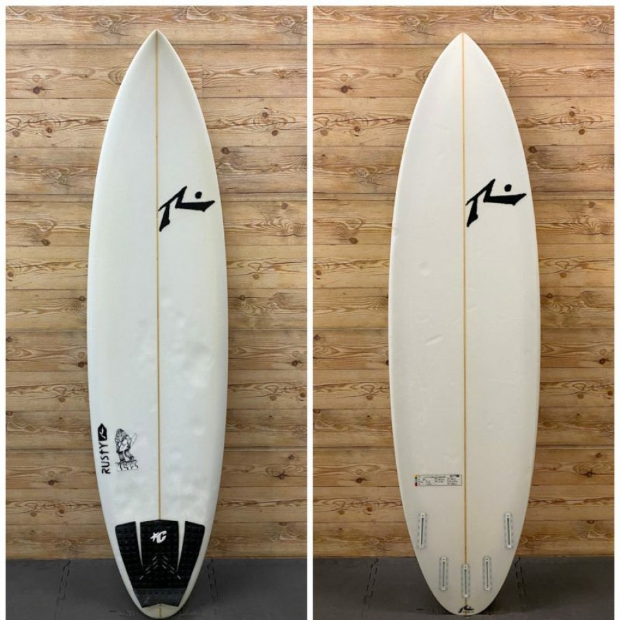 Fin Setup * | Reliable Quality 6'10" X 21 X 2.75 (45L) Rusty "Yeti" Shortboard Surfboard