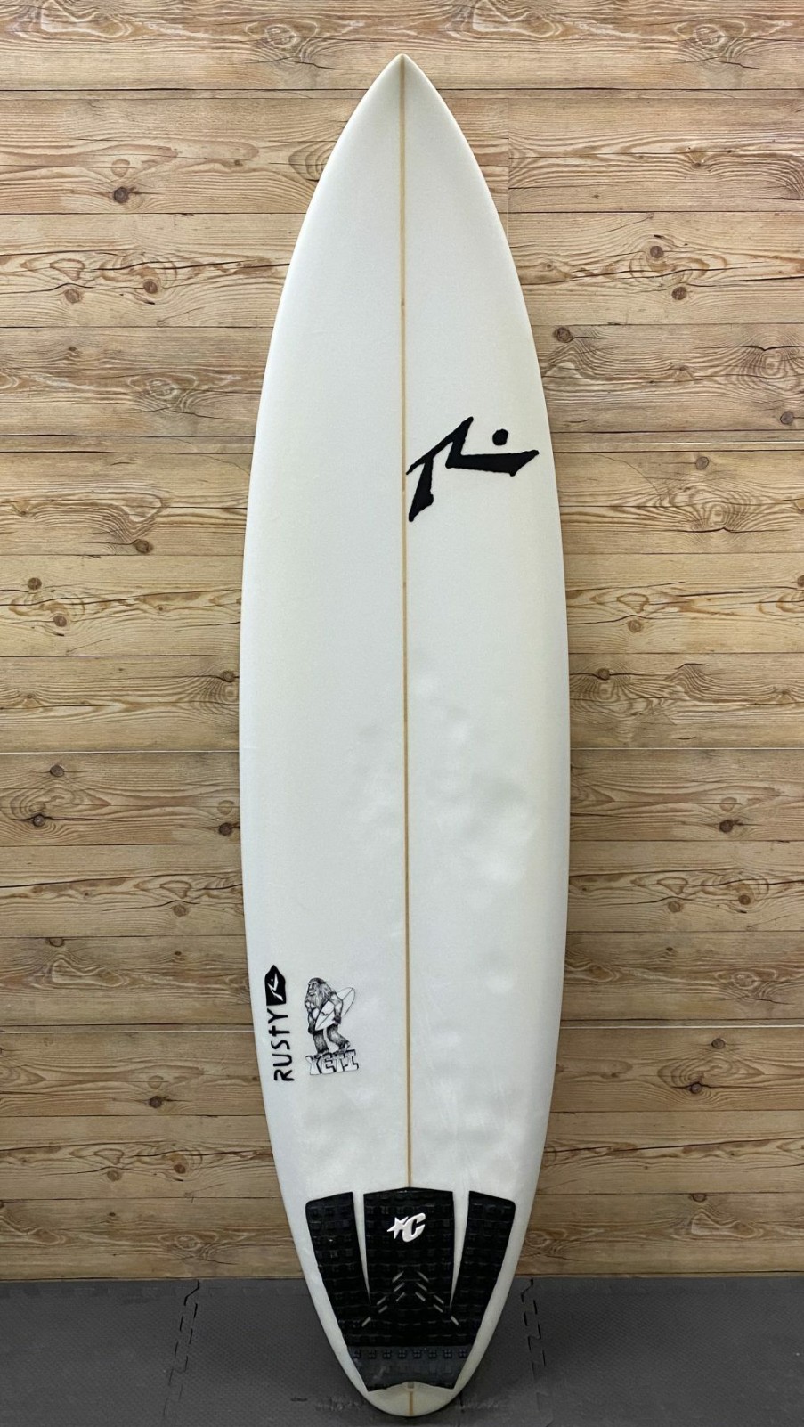 Fin Setup * | Reliable Quality 6'10" X 21 X 2.75 (45L) Rusty "Yeti" Shortboard Surfboard