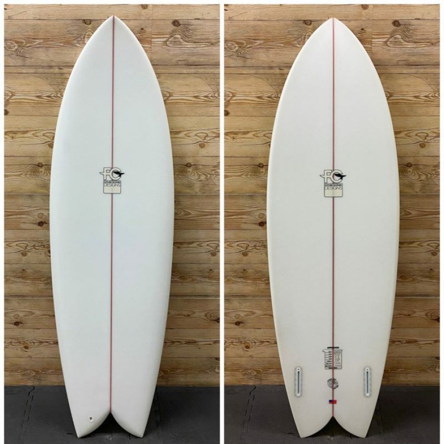 Fin Setup * | Premium 5'8 X 20 3/8 X 2 3/8 Fcd "Twin Fish" Surfboard