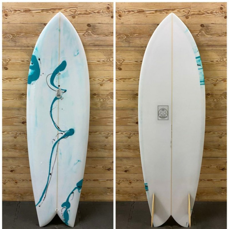 Fin Setup * | Cheaper Brand New 5'10" X 21 1/8 X 2 5/8 Zen "Zen Keel" Fish Surfboard