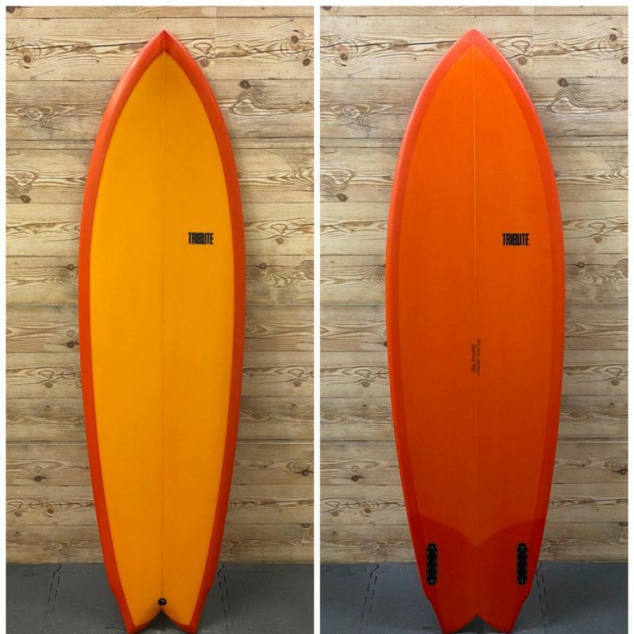 Fin Setup * | Excellent Quality Brand New 6 X 20 3/4 X 2 3/8 Tribute By Roy Sanchez "Twin" Surfboard