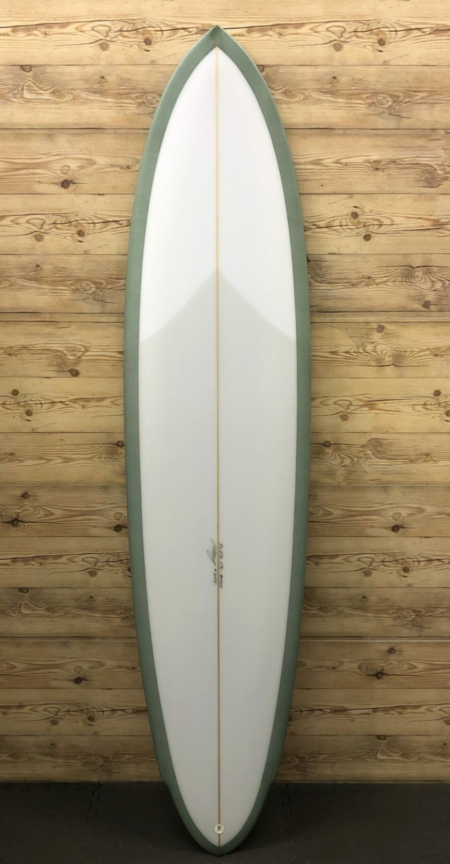 Fin Setup * | Lower Prices Brand New 7'6 X 20 3/16 X 2 3/4 Blackbird "Hawkeye" Mid-Length Twin Pin Surfboard