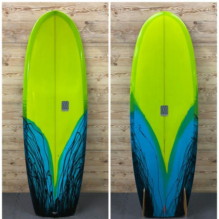 Fin Setup * | Reliable Quality 5'10" X 22 1/2 X 2 1/2 Eavey "Mini Simmons" Surfboard