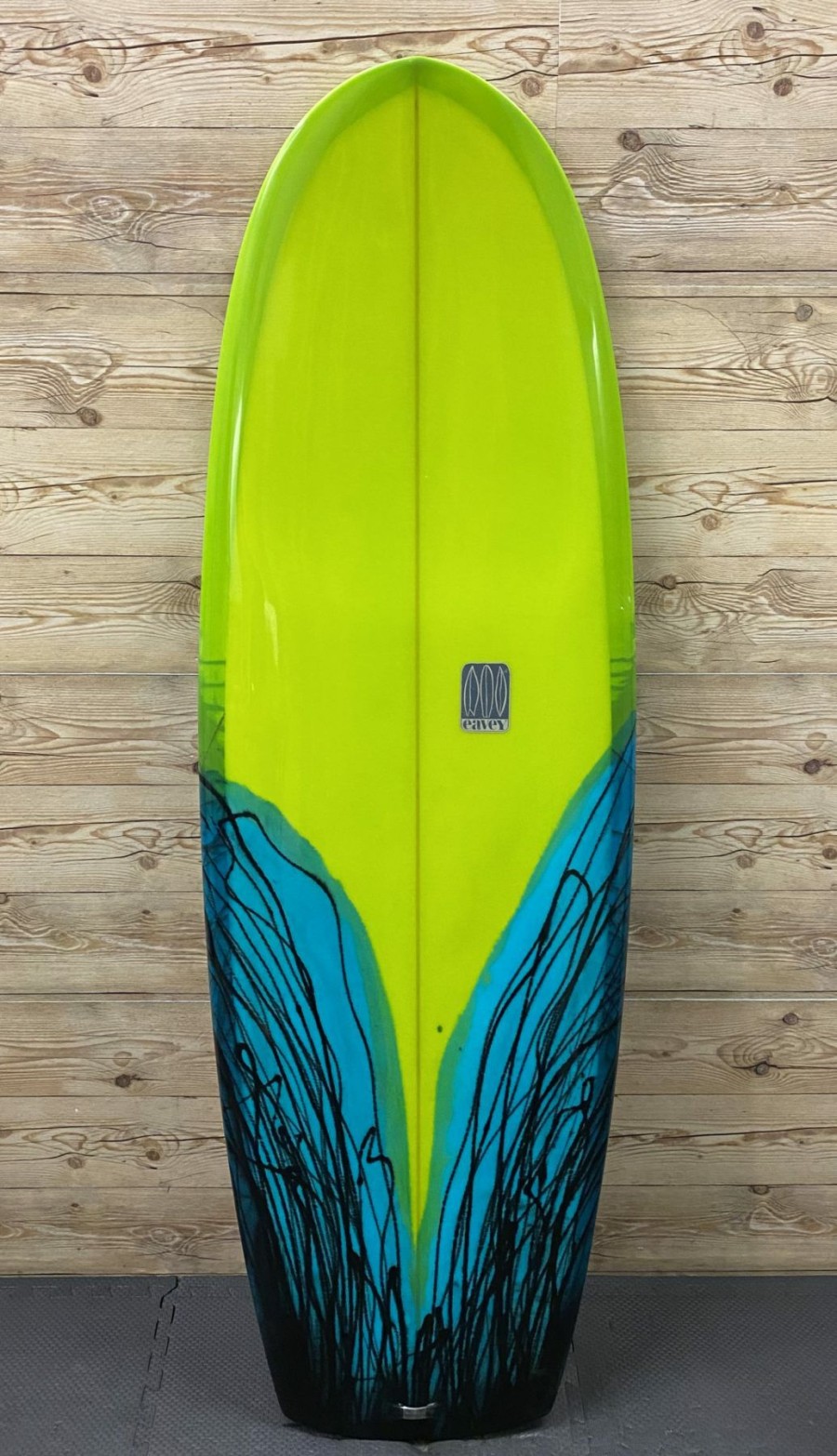 Fin Setup * | Reliable Quality 5'10" X 22 1/2 X 2 1/2 Eavey "Mini Simmons" Surfboard