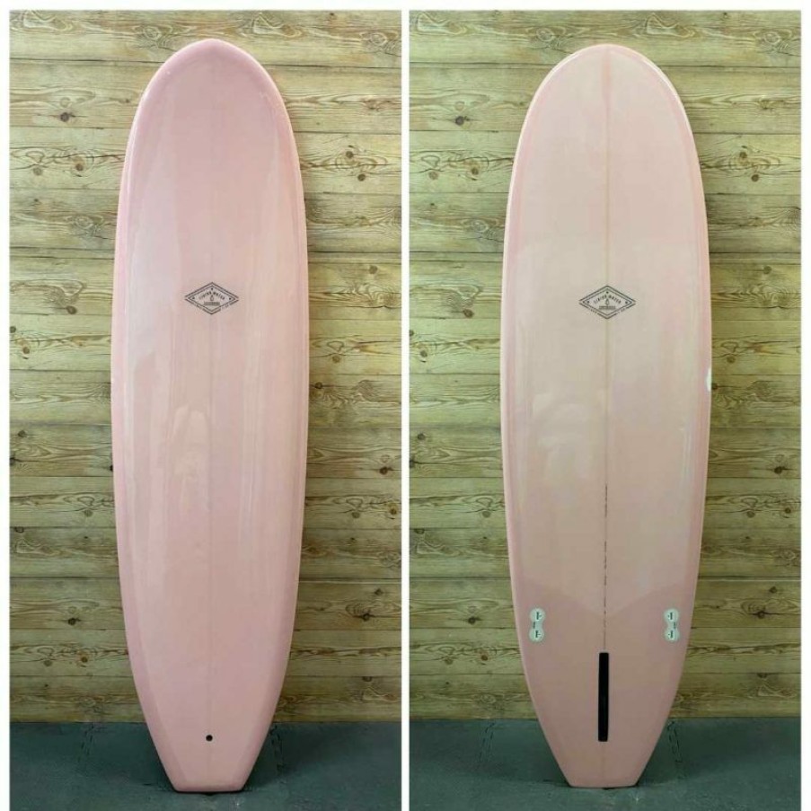 Fin Setup * | Cheap 6'10" X 23 X 3 Living Water "Wet Willy" Single Fin Funboard Surfboard