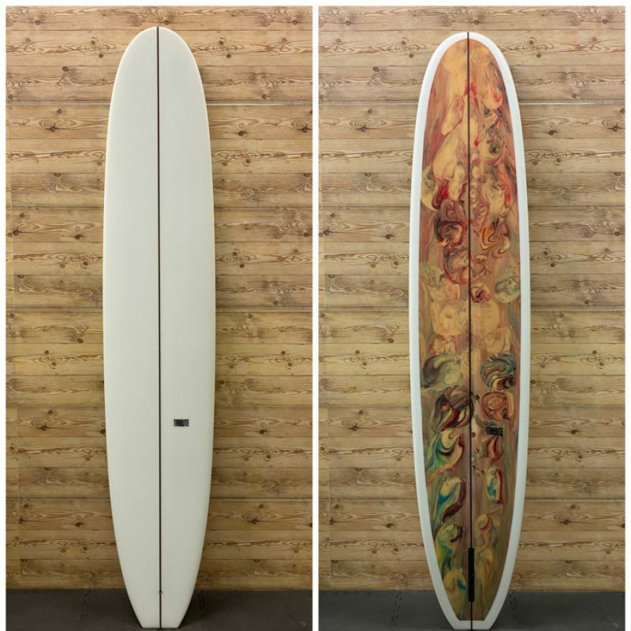 Fin Setup * | Wholesale Brand New 9'4 X 22 1/2 X 3 Tribute By Roy Sanchez "Noserider" Longboard Surfboard