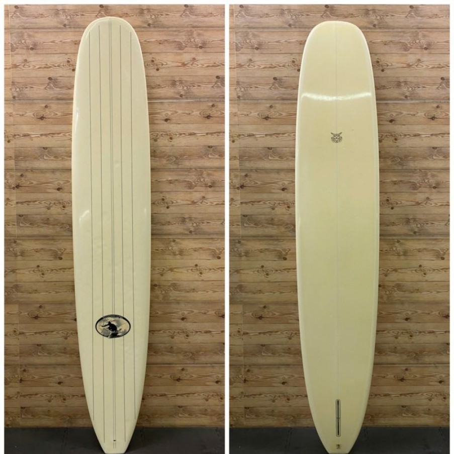 Fin Setup * | Best Choice 10'1 X 23 3/4 X 3 3/8 Robert August/Waterman'S Classic "Mike Doyle Model" Longboard Surfboard