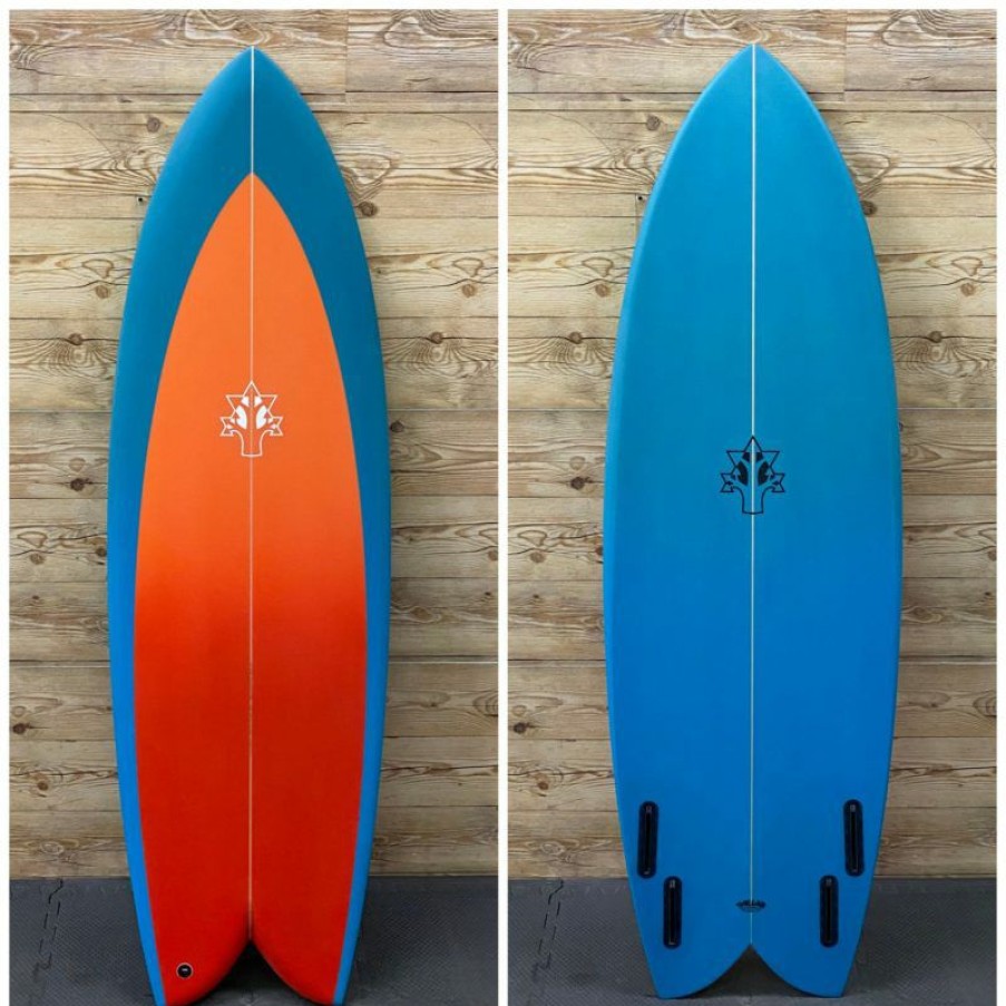 Fin Setup * | Top Sellers Brand New 5'3 X 19 1/2 X 2 3/8 Todd Mcfarland "High Plains Fish" Surfboard