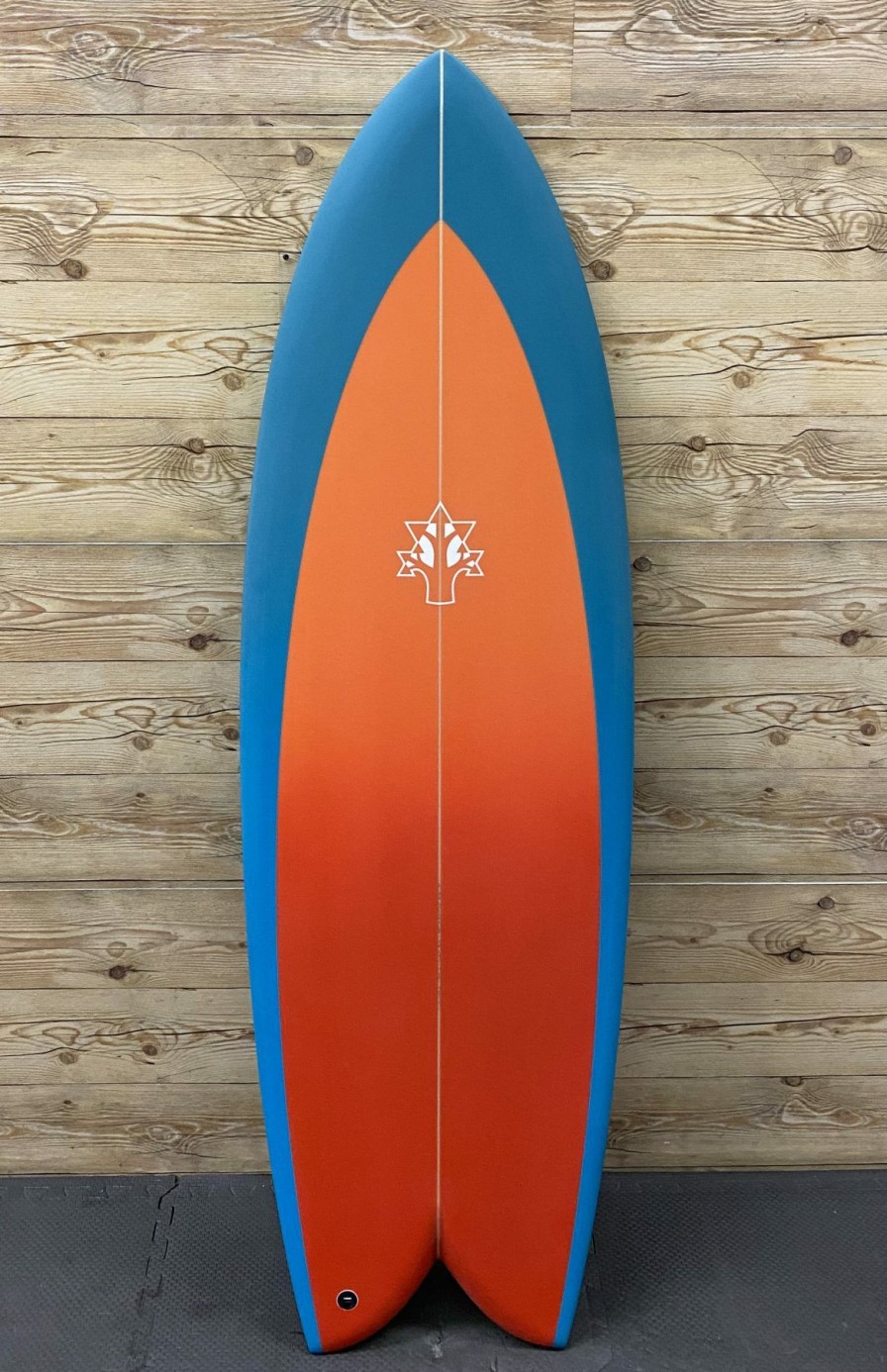 Fin Setup * | Top Sellers Brand New 5'3 X 19 1/2 X 2 3/8 Todd Mcfarland "High Plains Fish" Surfboard