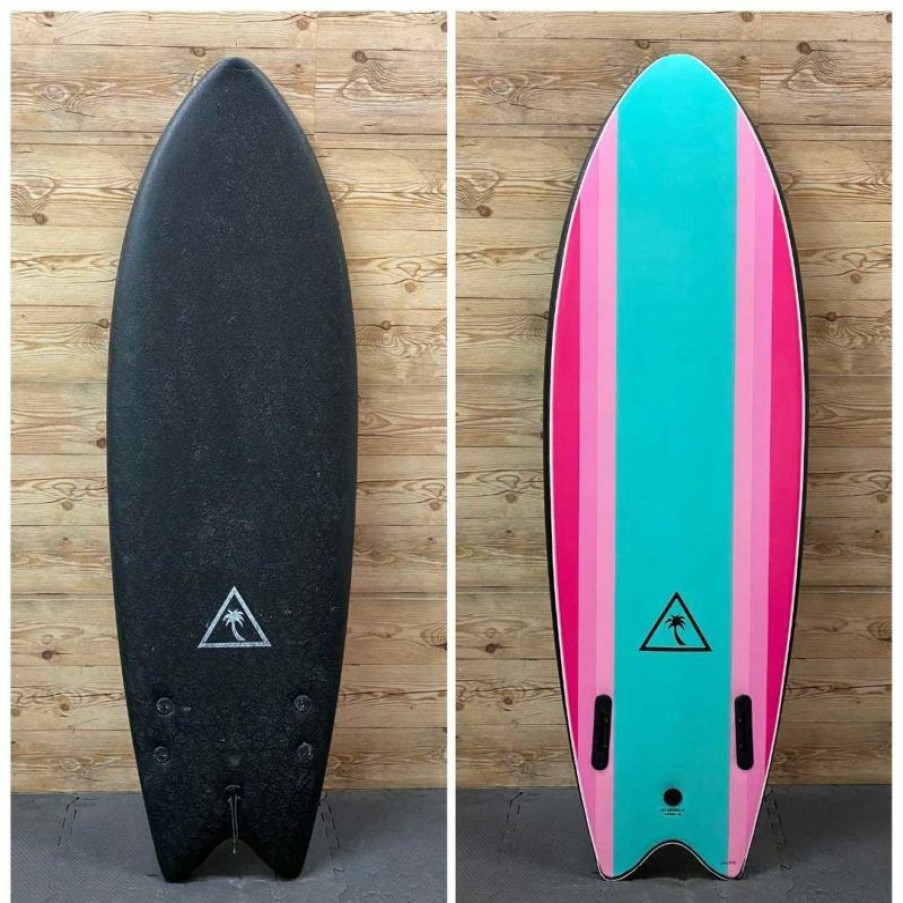 Fin Setup * | Fashion 5'6 X 21.65 X 2.95 Catch Surf Heritage "Retro Twin Fish" Soft Surfboard