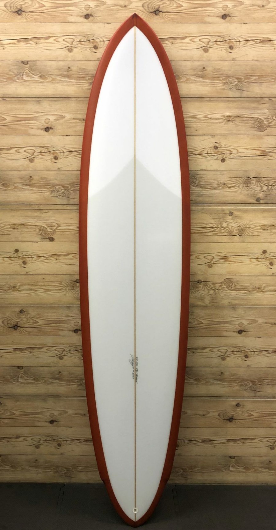 Fin Setup * | Best Quality Brand New 7'10" X 20 5/16 X 2 7/8 Blackbird "Hawkeye" Mid-Length Twin Pin Surfboard