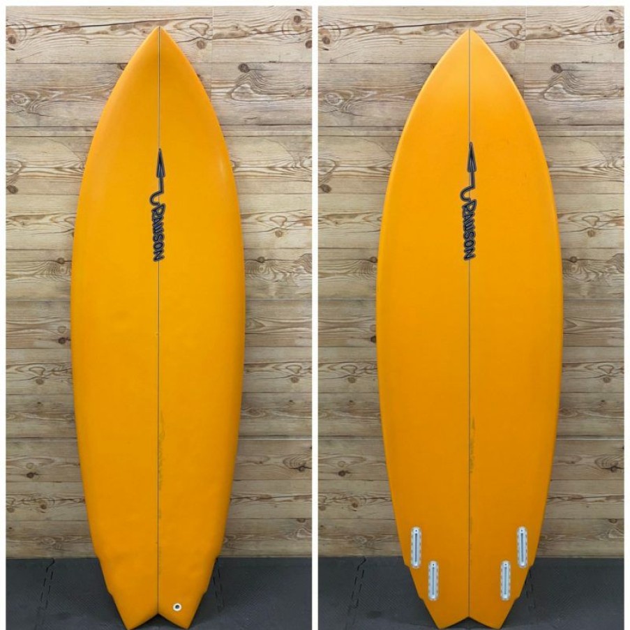 Fin Setup * | Best Choice 5'10" X 21 X 2 5/8 Pat Rawson "Quad Fish" Surfboard