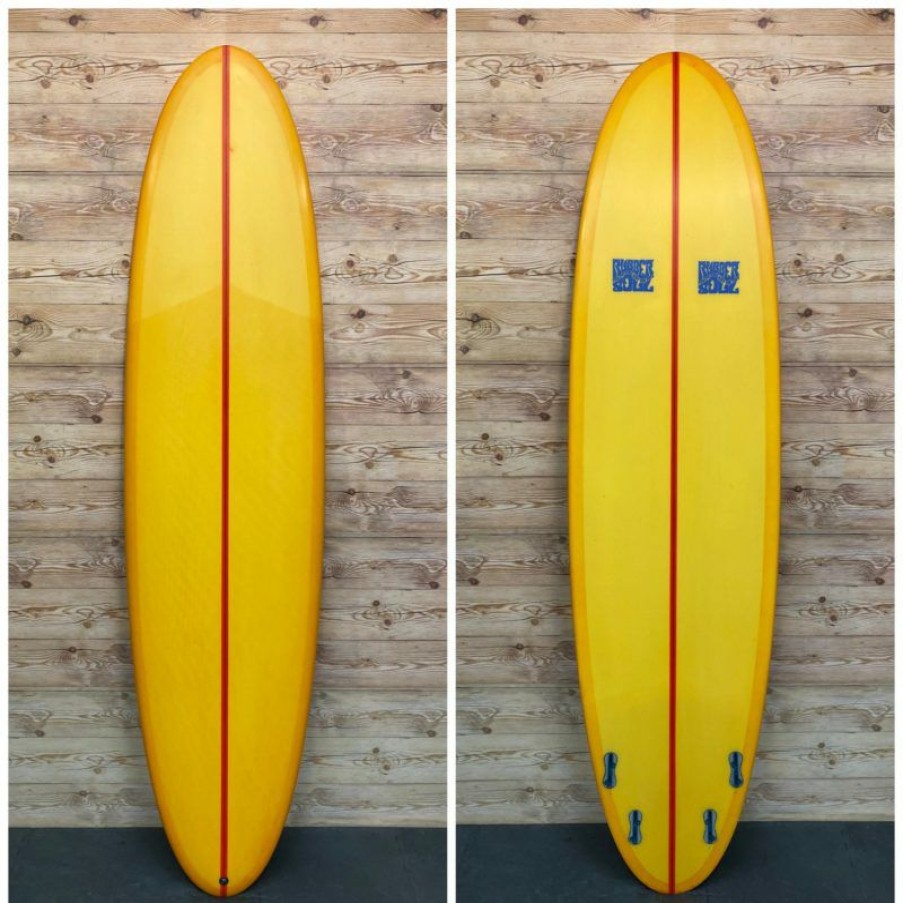 Fin Setup * | Latest Fashion Brand New 7'6 X 22 3/8 X 3 Rubber Soul "Quad" Mid-Length Surfboard