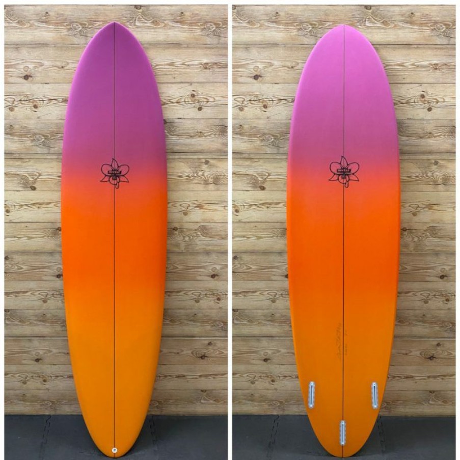 Fin Setup * | Popular Brand New 7 X 21 1/2 X 2 3/4 Nectar Surf "Hard Boiled" Egg Surfboard