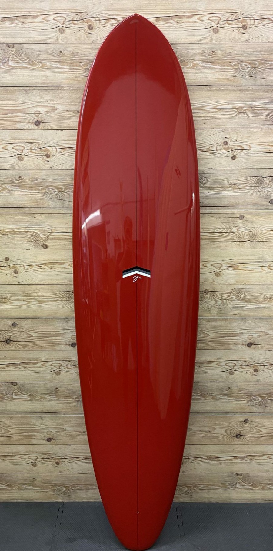 Fin Setup * | Quick Delivery Brand New 7'6 X 22 1/4 X 2 15/16 Cj Nelson Thunderbolt Red "Outlier" Surfboard