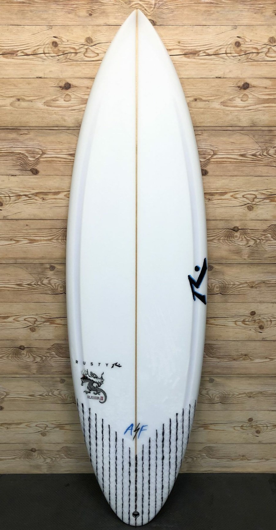 Fin Setup * | Good Quality Almost New 6'2 X 21 X 3.03 (42.2L) Rusty "Slayer 2" Surfboard