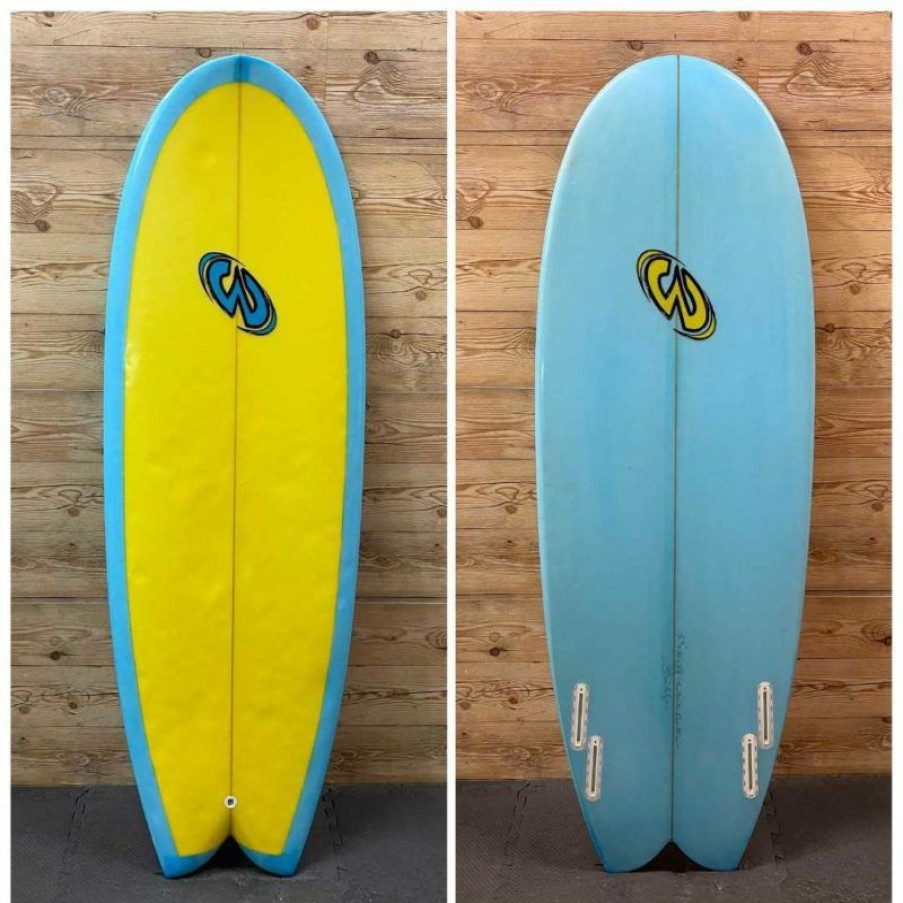 Fin Setup * | Lower Prices 5'6 X 22 X 2 5/8 Wogan Quad Fish Surfboard