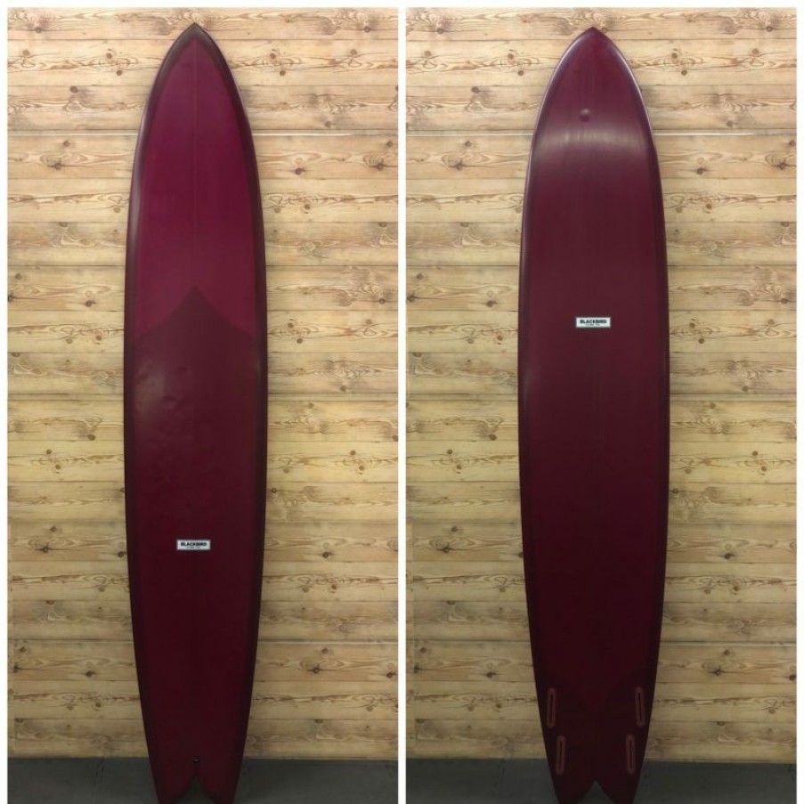 Fin Setup * | Latest Fashion 9'6 X 22 1/2 X 3 Blackbird "Super Marine" Longfish Glider Surfboard