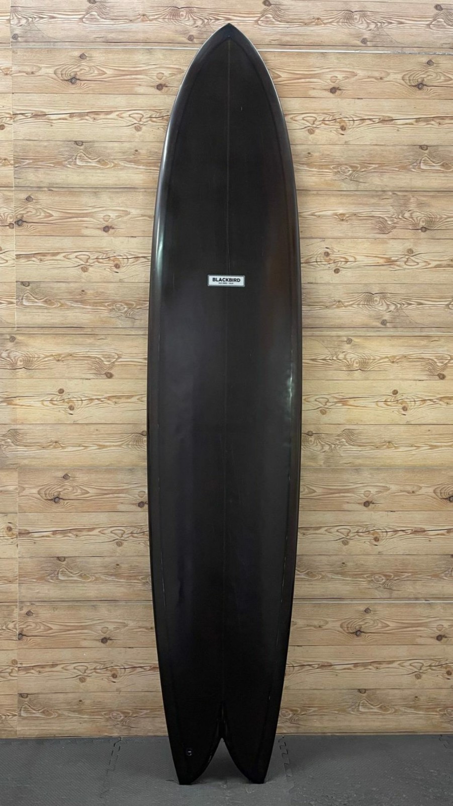 Fin Setup * | Best Quality 8'6 X 22 X 2 3/4 Blackbird "Super Marine" Mid-Length Longfish Surfboard