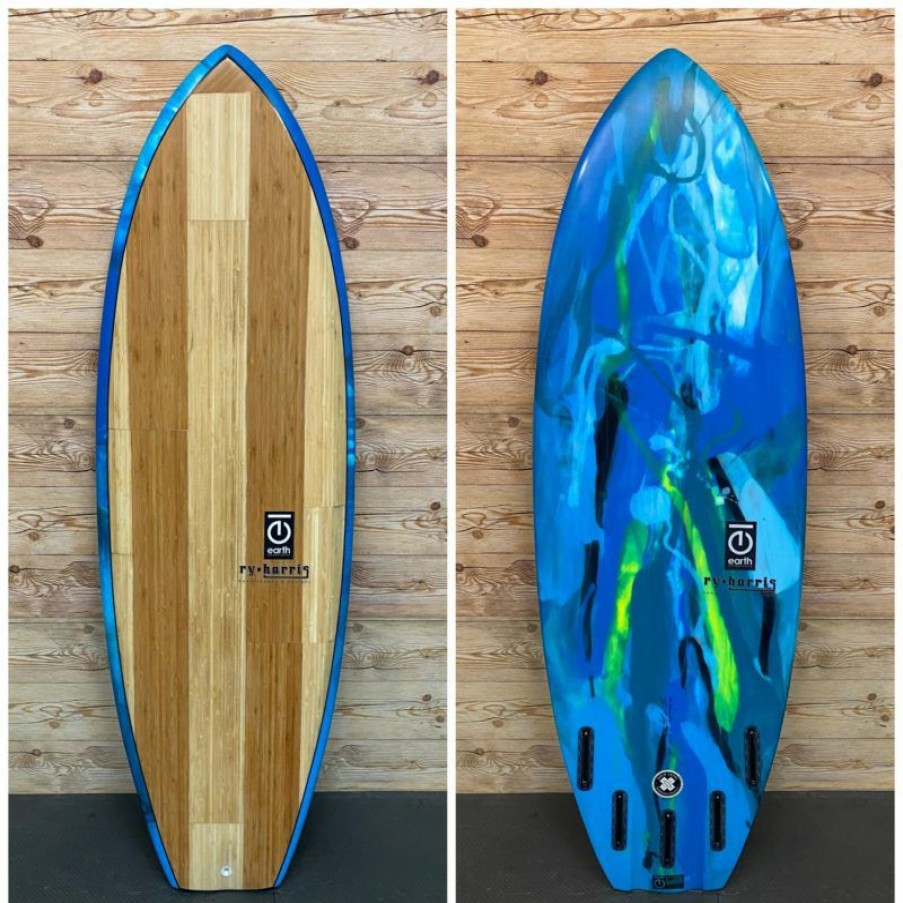 Fin Setup * | Low Price 5'6 X 21 X 2.55 (35.7L) Ry Harris "Electrical Ninja" Shortboard Surfboard