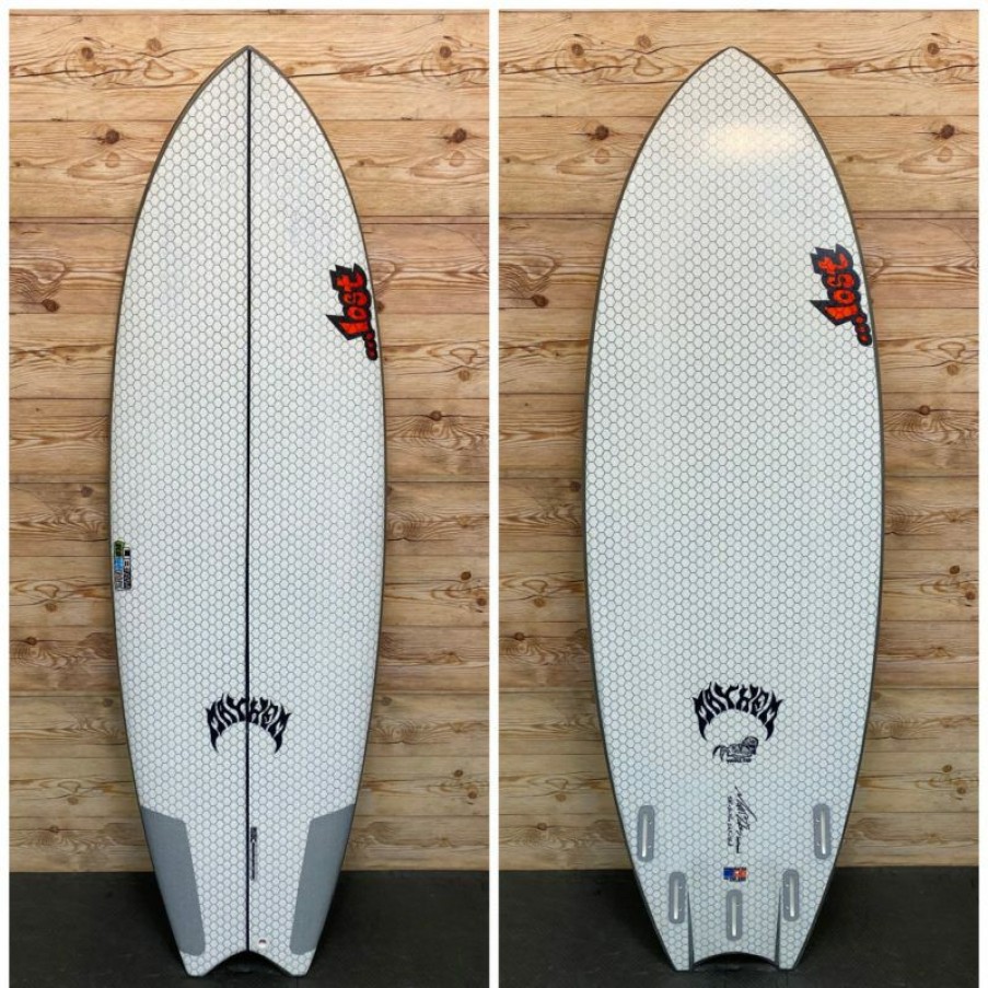 Fin Setup * | Wholesale Like New 5'10" X 21.75 X 2.63 (38.0L) Lost "Puddle Fish" Lib Tech Surfboard