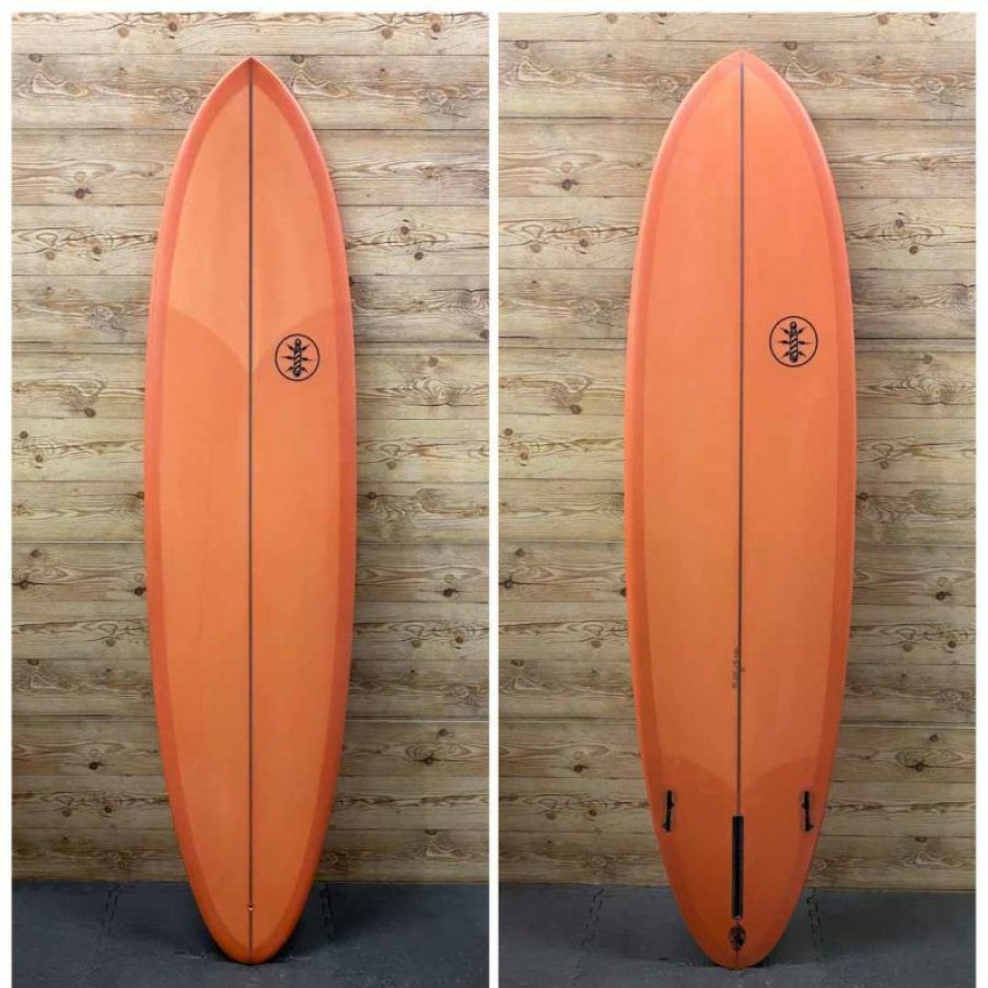 Fin Setup * | Good Quality 7'2 X 21 1/2 X 2 79 Barber Surf '2+1 Mid' Mid-Length Surfboard