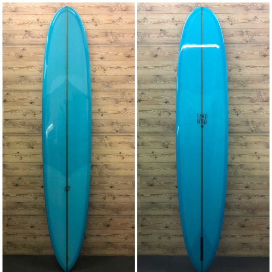 Fin Setup * | Best Sale 9'7" X 23 X 3 Dead Kooks Pintail Longboard Surfboard