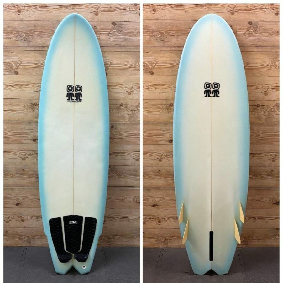 Fin Setup * | Good Quality 5'9 X 19 3/4 X 2 1/2 Campbell Brothers Eps "Bonzer 5" Shortboard Surfboard