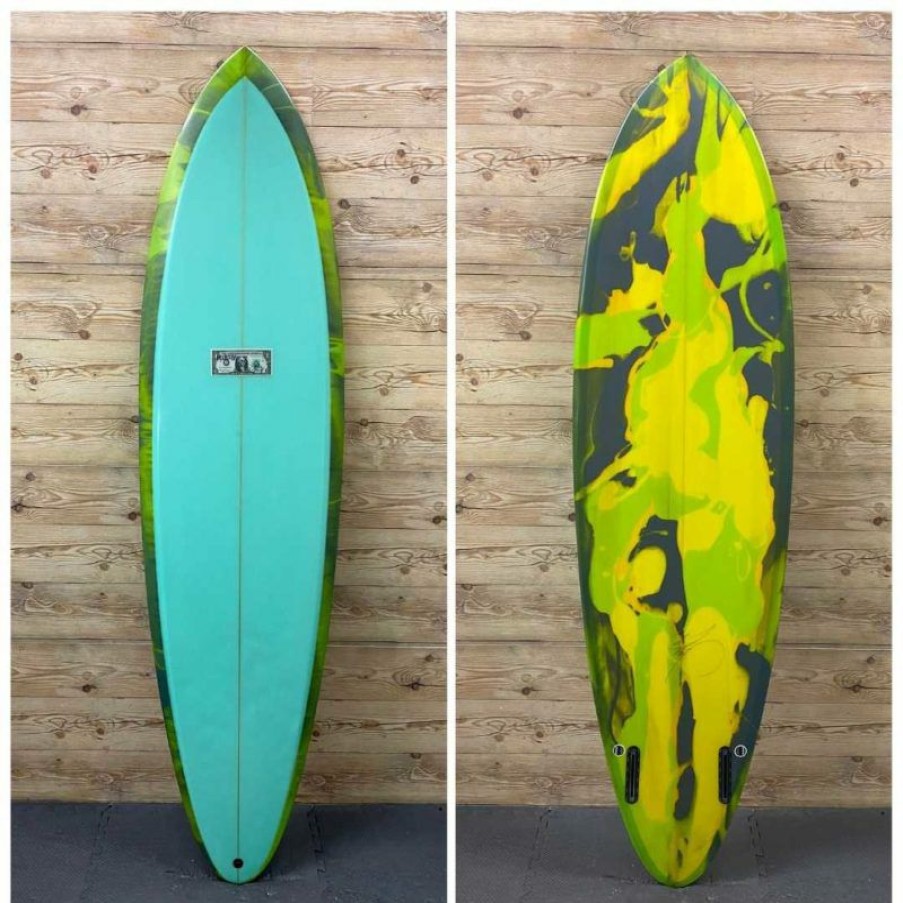 Fin Setup * | New 6'8 X 21 1/4 X 2 3/4 Jeff Mccallum "Twinzer" Surfboard