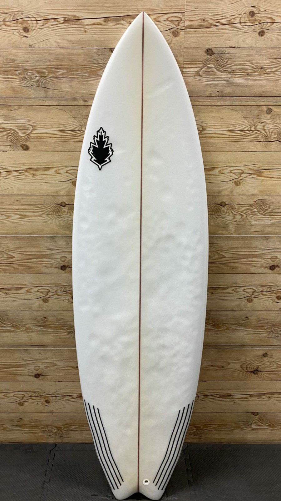 Fin Setup * | High Quality 5'11 X 20 1/2 X 2 5/8 Oak Foils "Twinzer" Fish Surfboard