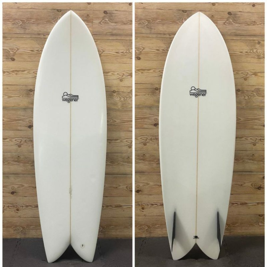 Fin Setup * | Cheap 5'7 X 21 X 2 5/8 Jon Wegener Twin Fish Surfboard