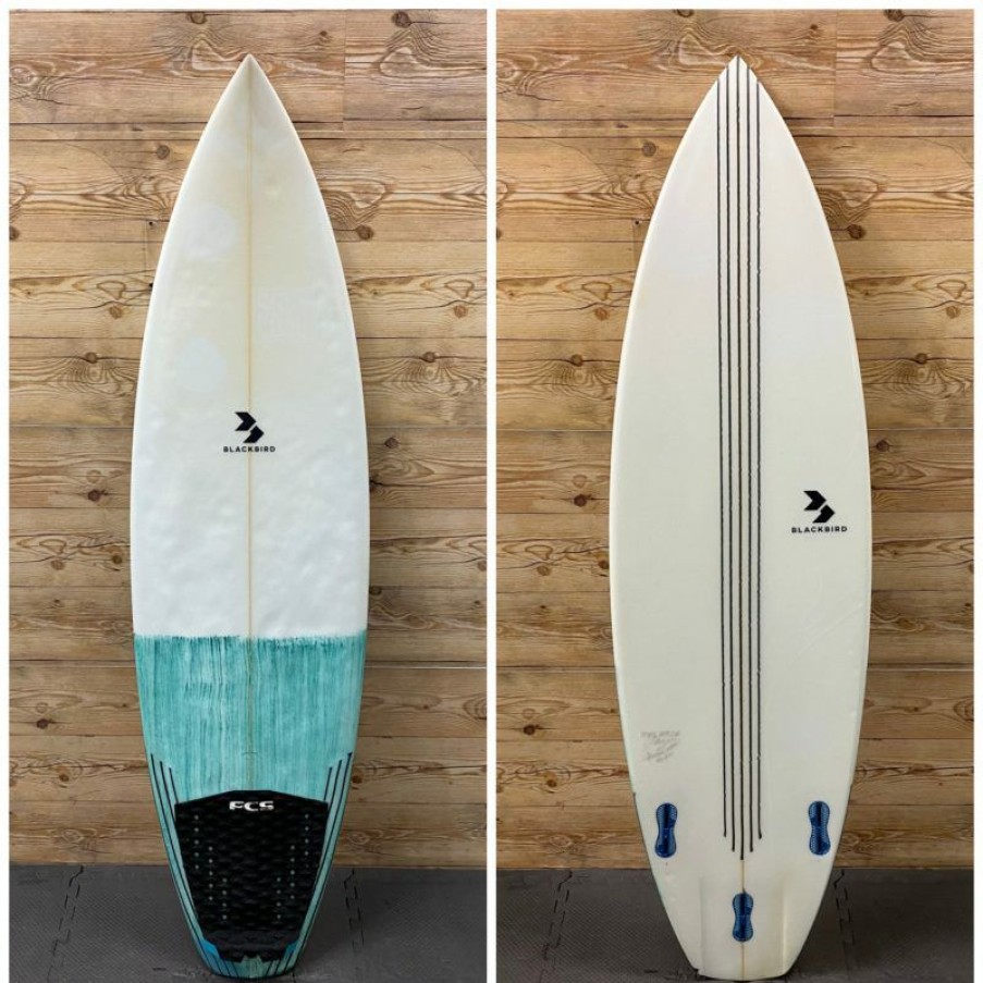 Fin Setup * | Latest Fashion 5'4 X 17.85 X 2.08 Blackbird Grom Shortboard Surfboard