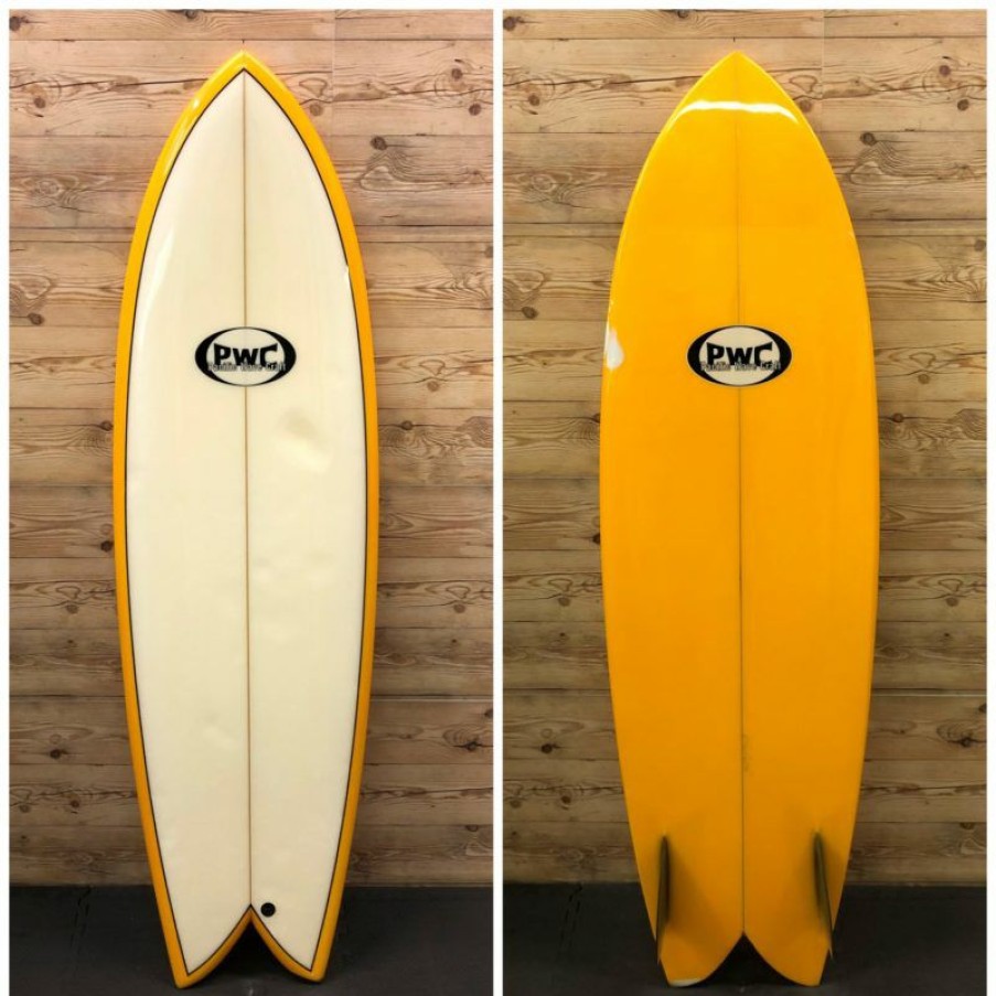 Fin Setup * | High Quality 6'1 X 21 X 2 3/4 Pacific Wave Craft Fish Surfboard