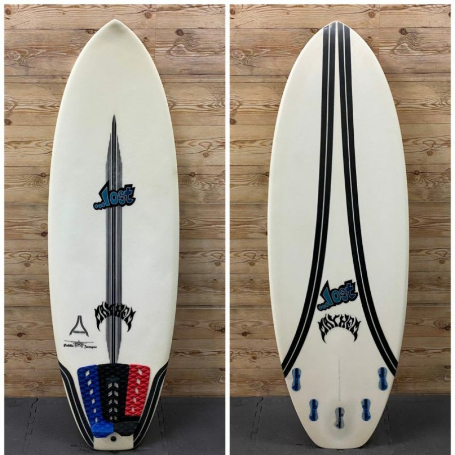 Fin Setup * | Excellent Quality 5'8 X 21.5 X 2.63 (36.8L) Lost Eps Carbon Wrap "Puddle Jumper" Shortboard Surfboard