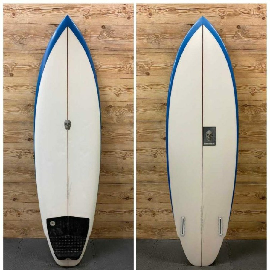 Fin Setup * | Premium 5'9 X 20 1/8 X 2 1/2 Chris Christenson "Lane Splitter" Twin Fin Shortboard Surfboard