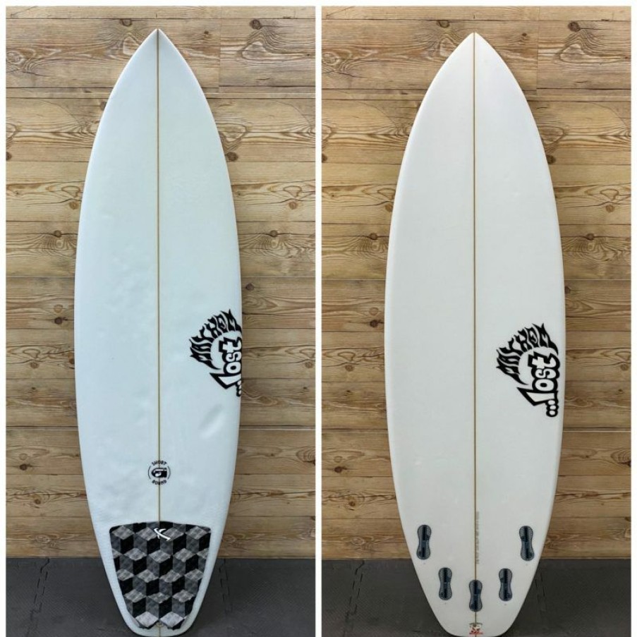 Fin Setup * | Low Price 5'6 X 19.25 X 2.25 (26.79L) Lost "Short Round" Shortboard Surfboard