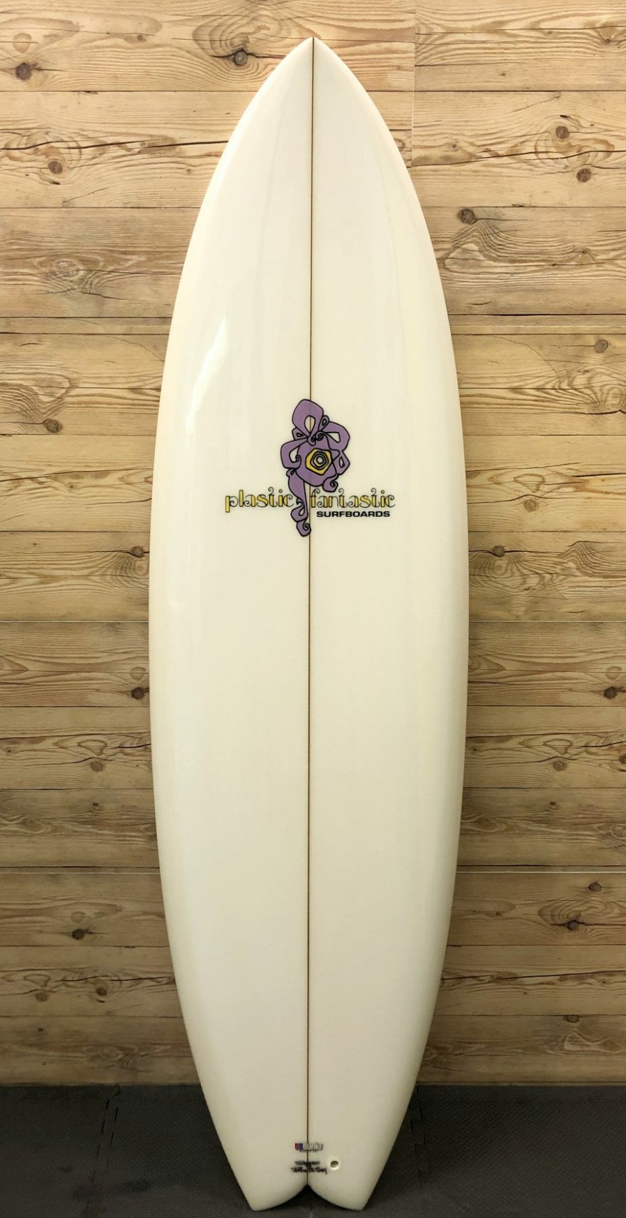 Fin Setup * | Premium Brand New 6'4 X 21 1/4 X 2 3/4 Plastic Fantastic "Rocket Fish" Shortboard Surfboard