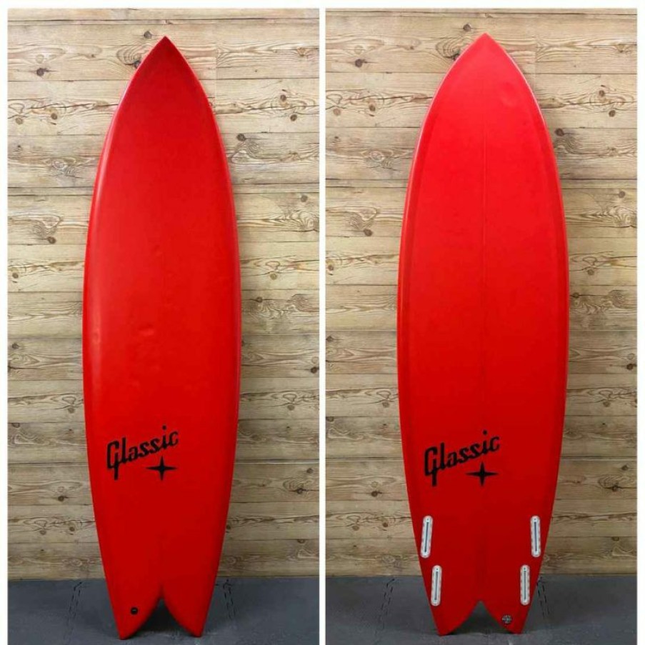 Fin Setup * | Bargain Sale 6'6 X 22 X 2 9/16 Glassic Quad Fish Surfboard