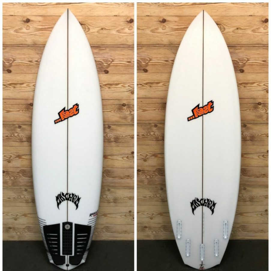 Fin Setup * | Reliable Quality Like New 5'7 X 19.25 X 2.37 (28L) Lost "Rocket Redux" Surfboard