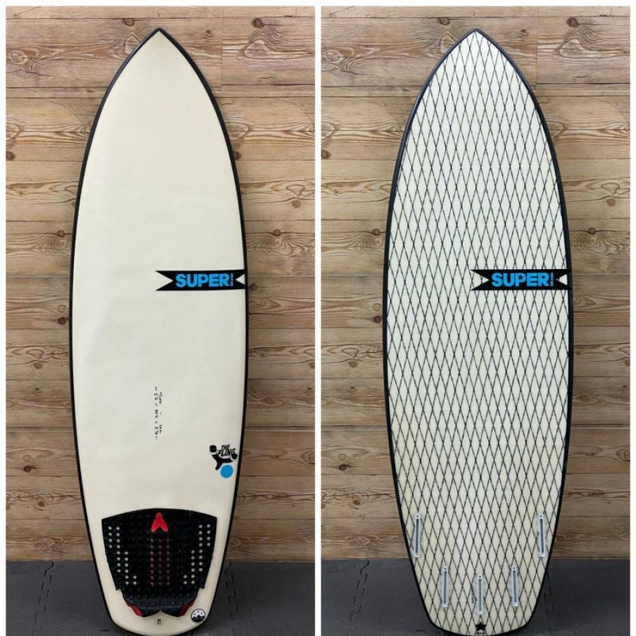 Fin Setup * | Featured 5'6 X 20 1/4 X 2 9/16 (32.9L) Superbrand "Fling" Superflex Shortboard Surfboard