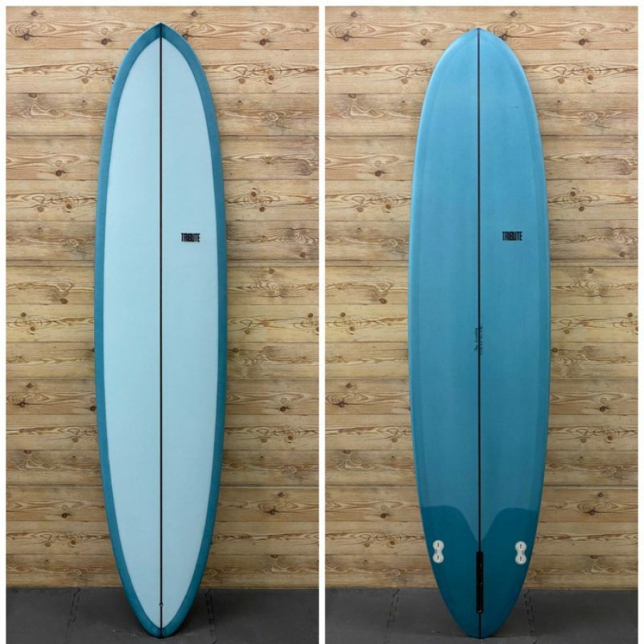 Fin Setup * | Best Sale Brand New 8 X 22 X 2 7/8 Tribute By Roy Sanchez "Dreadwinner" Longboard Surfboard