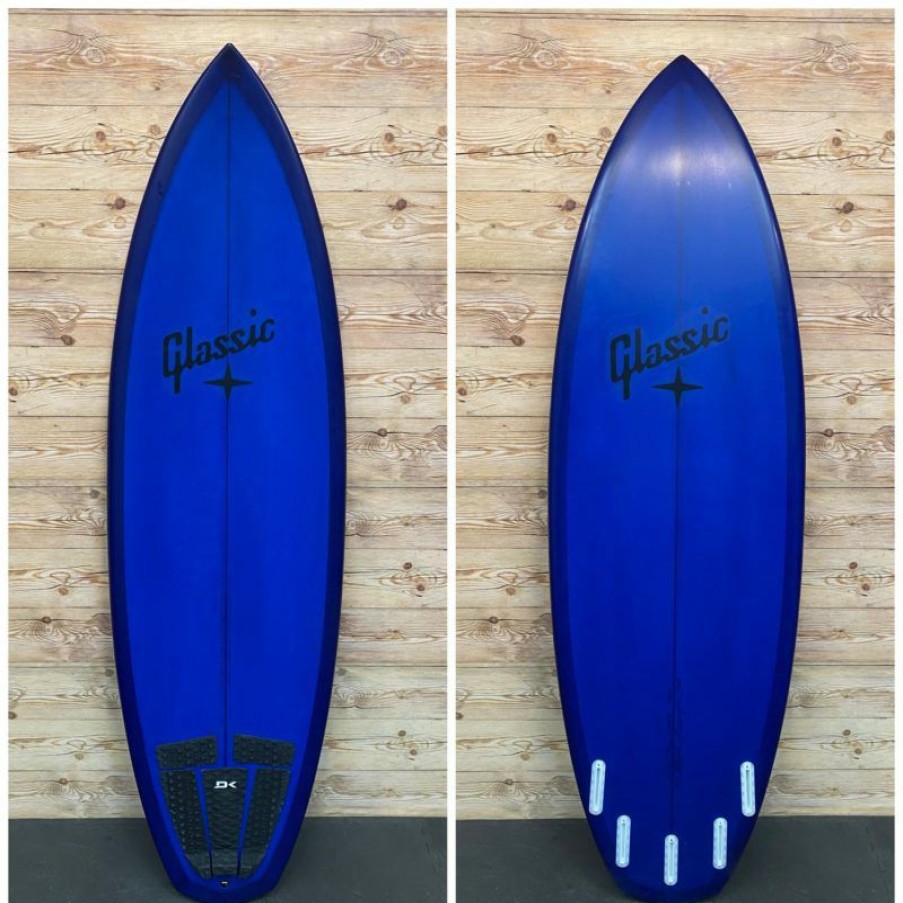 Fin Setup * | Cheap 6'4 X 22 X 2 5/8 Glassic "Diamond Tail" Shortboard Surfboard