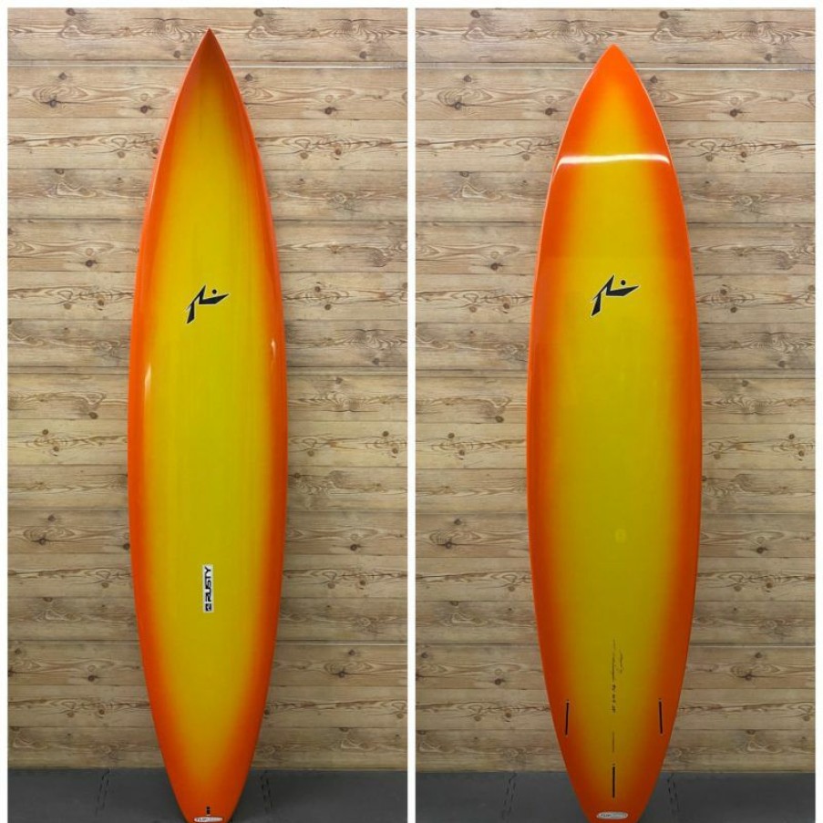 Fin Setup * | Popular 8'6 X 22.5 X 2.87 Rusty Tuflite "Desert Island" Mid-Length Surfboard