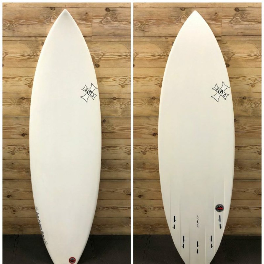 Fin Setup * | Promotion Brand New 5'7 X 19 1/2 X 2 1/4 Sean Ordonez Shapes Thunderbolt "Matt Meola Model" Shortboard Surfboard