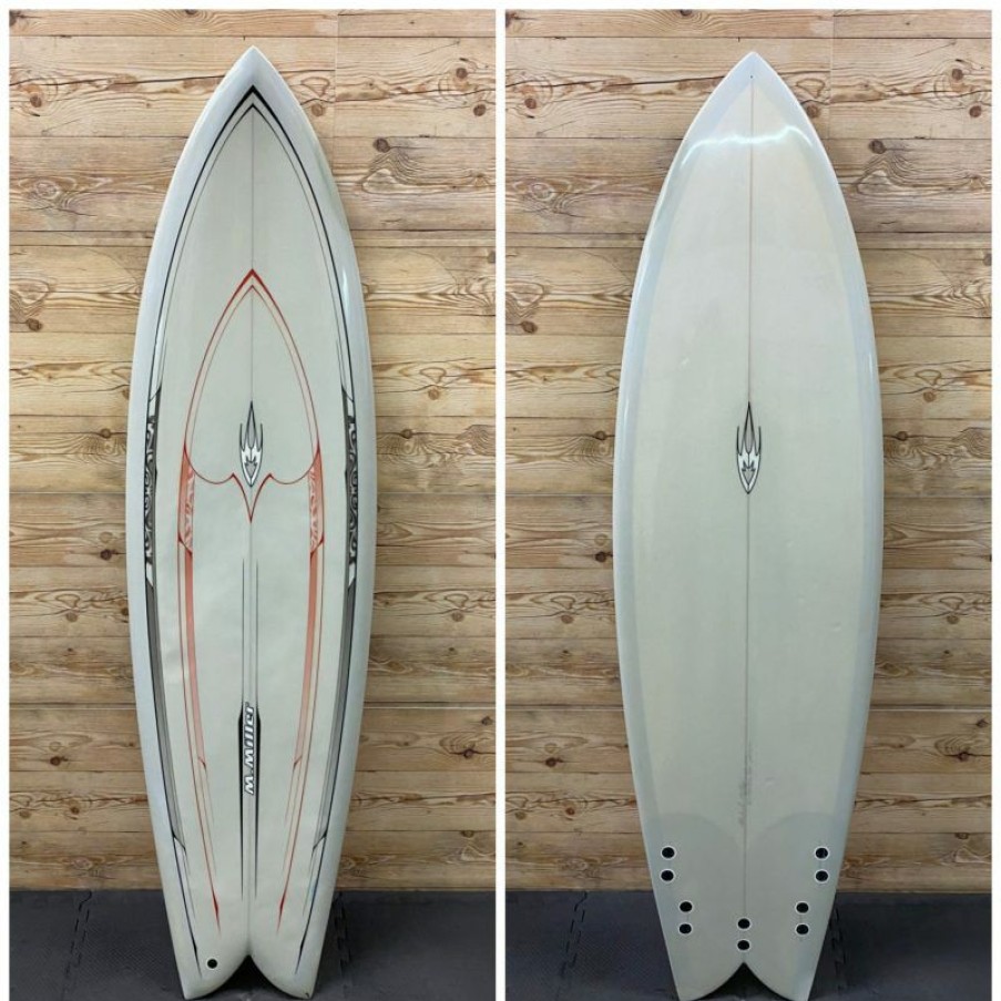 Fin Setup * | Promotion 6'1 X 20 X 2 1/2 Michael Miller 5 Fin Fish Surfboard