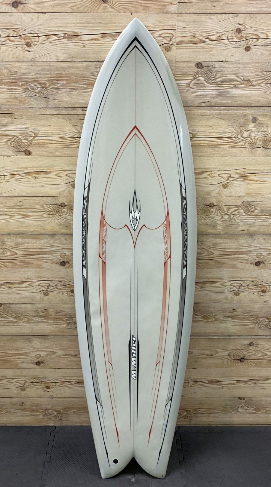 Fin Setup * | Promotion 6'1 X 20 X 2 1/2 Michael Miller 5 Fin Fish Surfboard