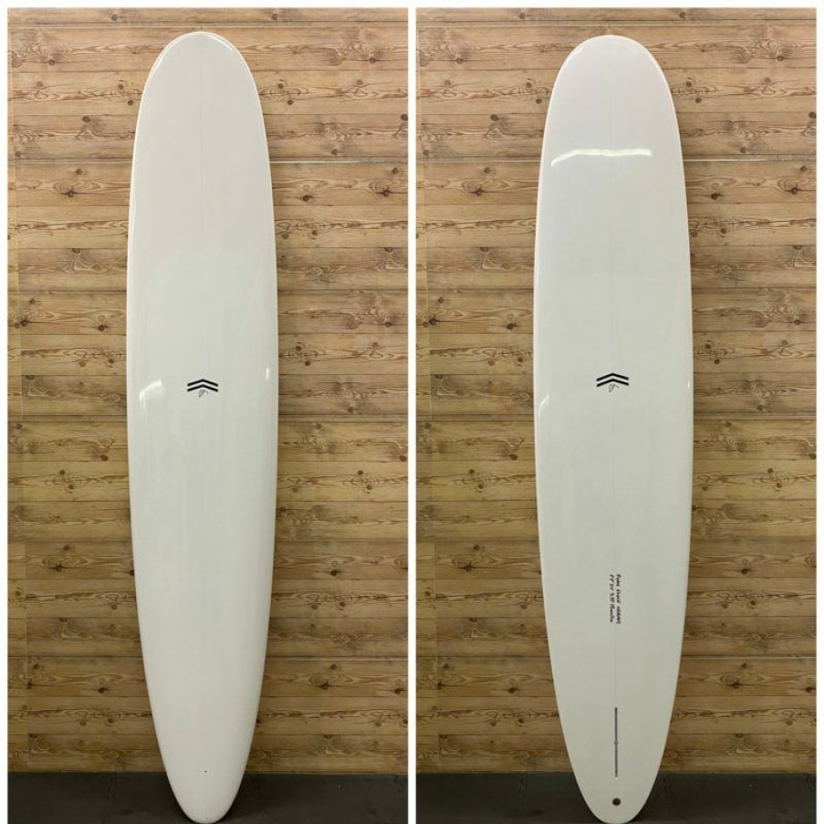 Fin Setup * | Low Price Brand New 9'9 X 24 X 3.33 Cj Nelson Thunderbolt Red "Parallax" Longboard Surfboard